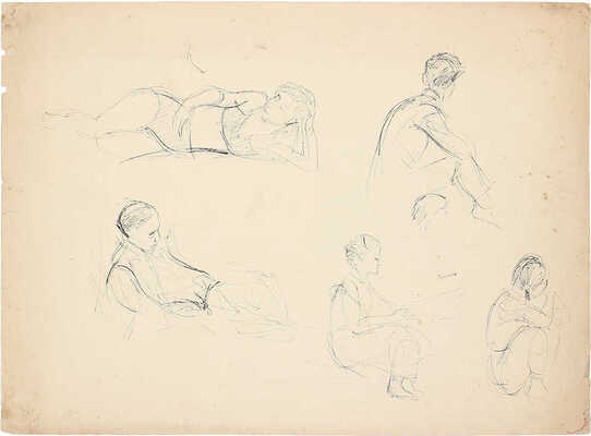 Эвенбах Евгения Константиновна. Наброски на Дальнем Востоке 